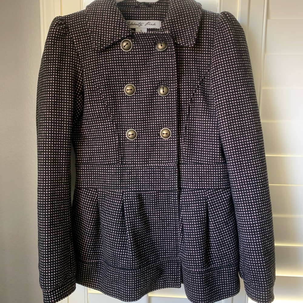 Celebrity Pink Peacoat